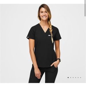Catarina one pocket figs top black - L